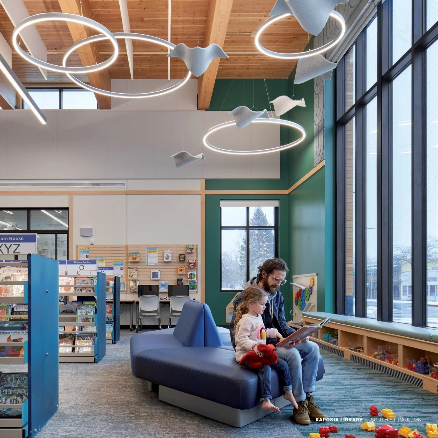 Libraries are more than places to read. They are spaces for connection, learning, access and community life. 

Through thoughtful planning, intuitive wayfinding, flexible technology and design strategies that support a range of needs, modern librarie