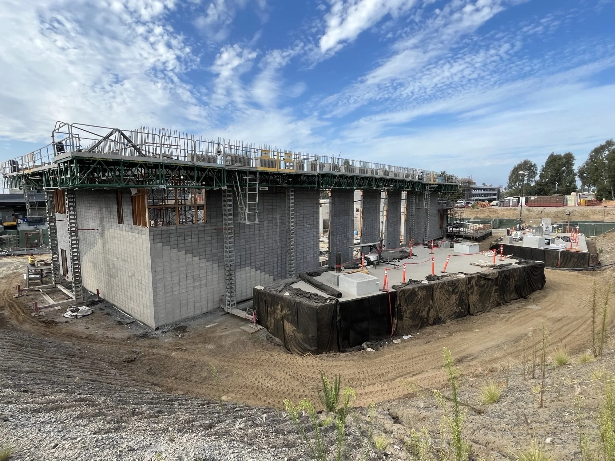 Under construction building
