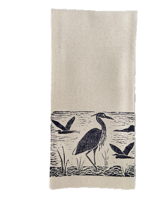 Heron Tea Towel