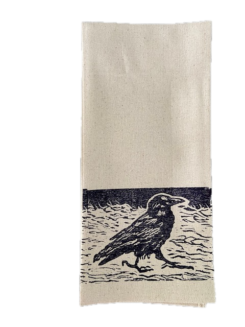 Raven Tea Towel