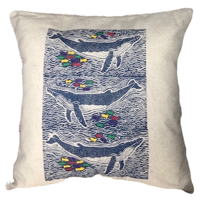 Rainbow Humpback Pillow