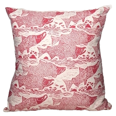 Sockeye Red Pillow
