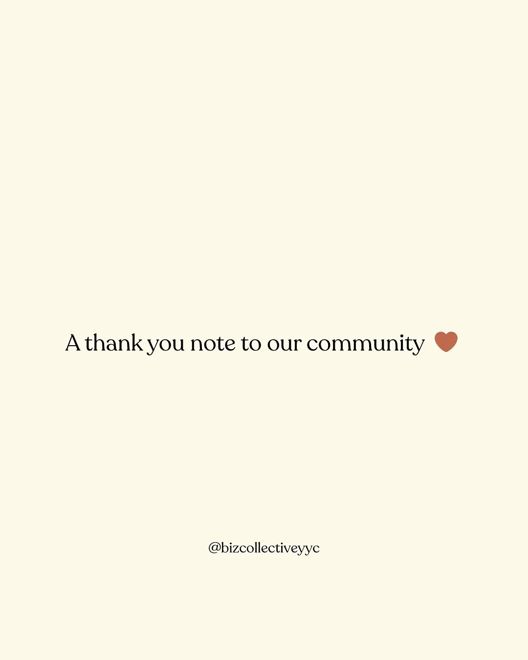 To our incredible community: thank you for everything!

Thank you for showing up to our markets, for every like, comment, and repost, and for supporting us through every chapter and change.

We wouldn&rsquo;t be here without your constant support 🩷