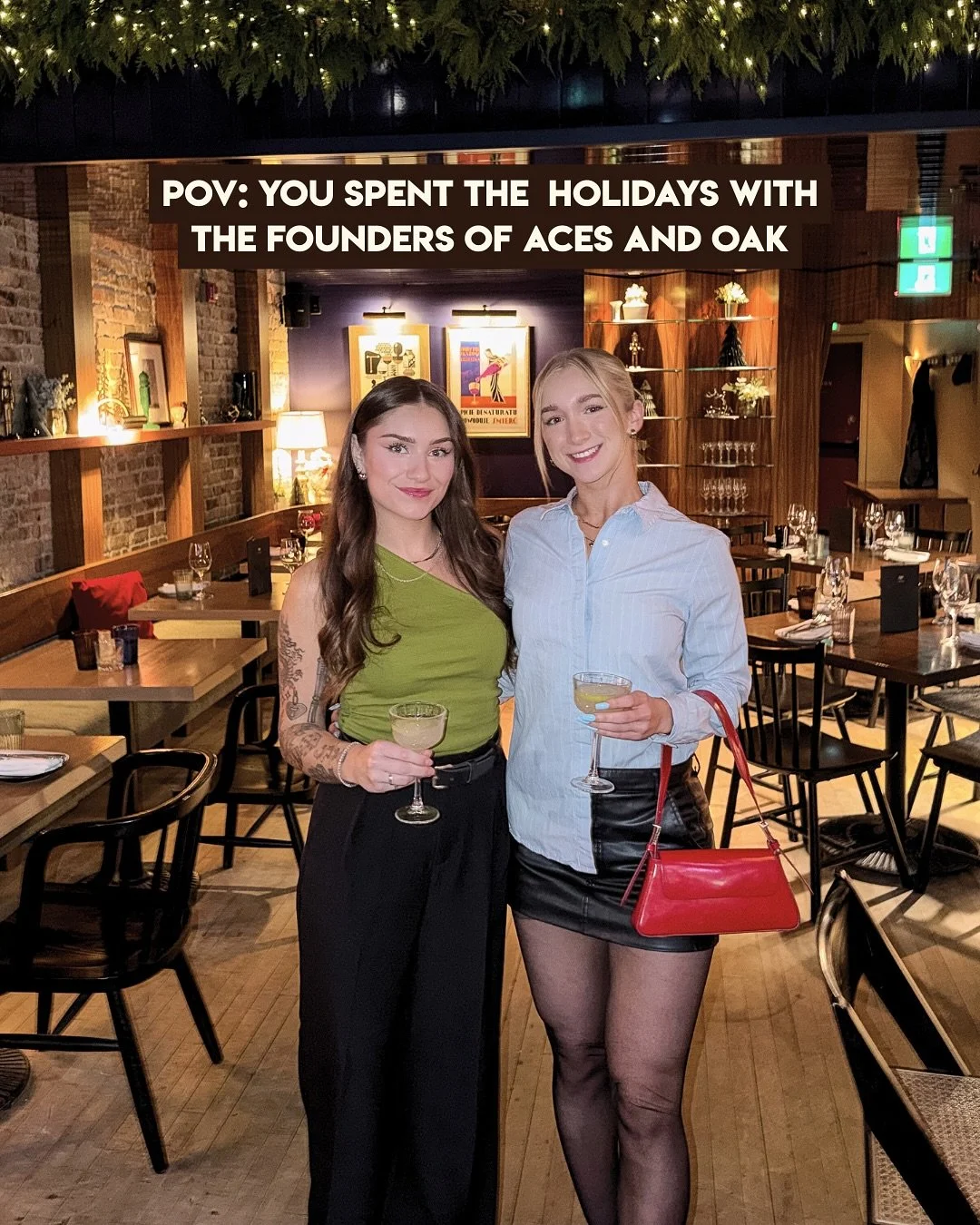 During this holiday season, there were moments where we were hunched over our laptops, and moments where we were laughing way too loud with our friends.

One of the most important parts was our Founders Dinner, a night where we put the phones away an