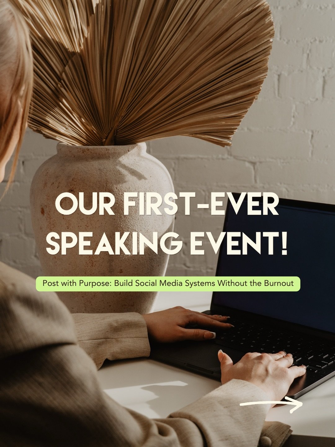 We are used to 5 takes and a &ldquo;delete&rdquo; button, not a live microphone😅

But when Amanda asked us to speak at the first She Means Business Speaker Series, we couldn&rsquo;t say no. We&rsquo;ve spent the last year building systems that turn 
