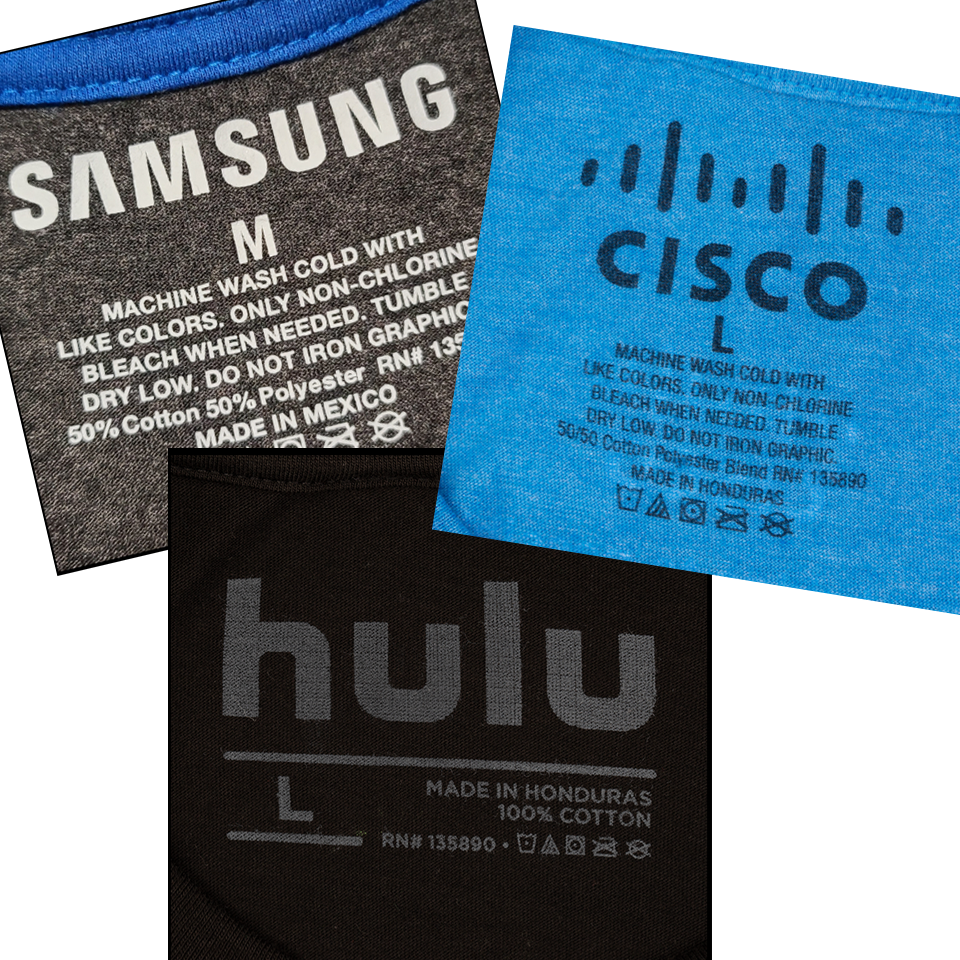 Print your logo in the tag area for total customization!