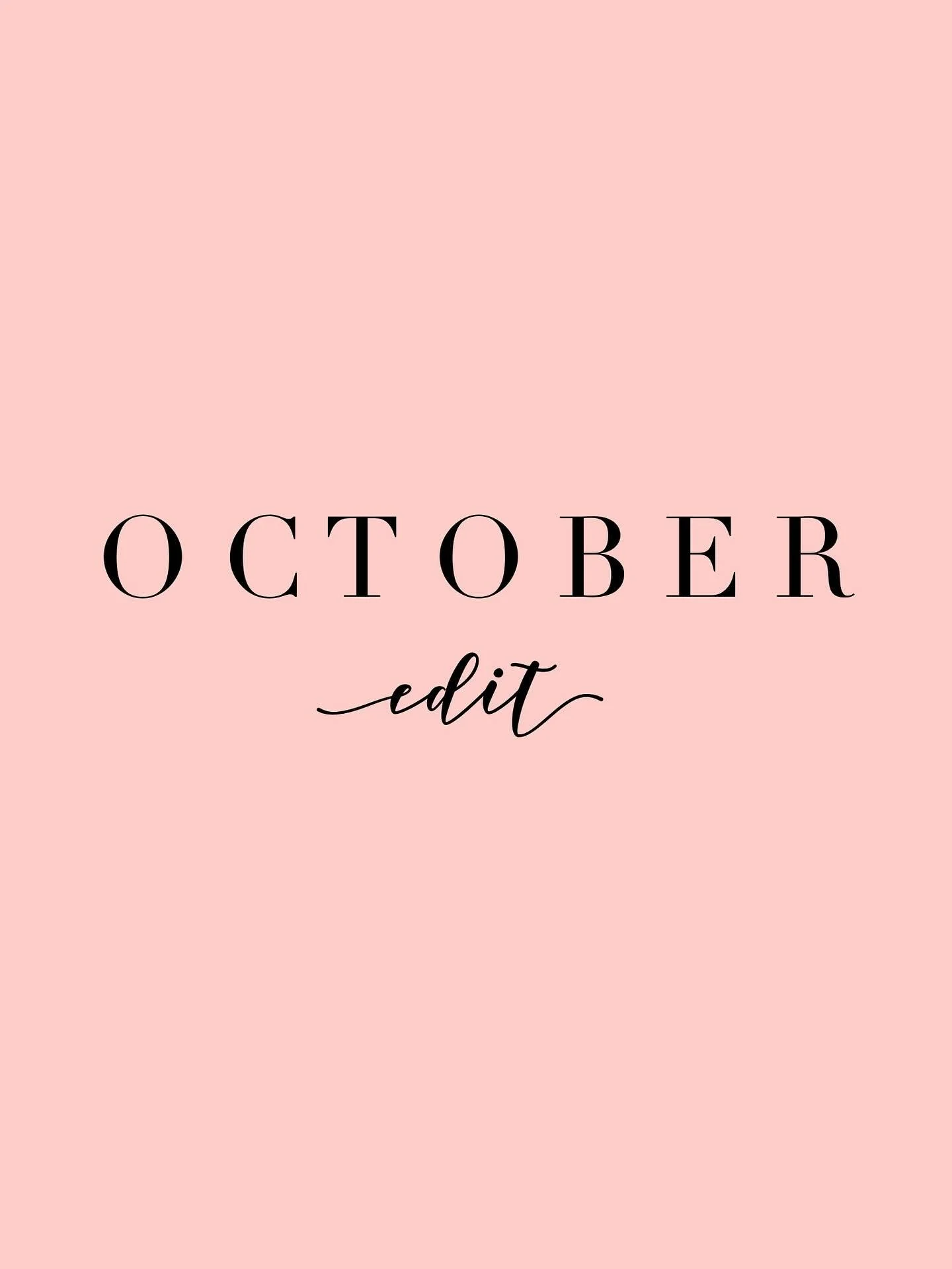 #october 🍂&hearts; 🎃