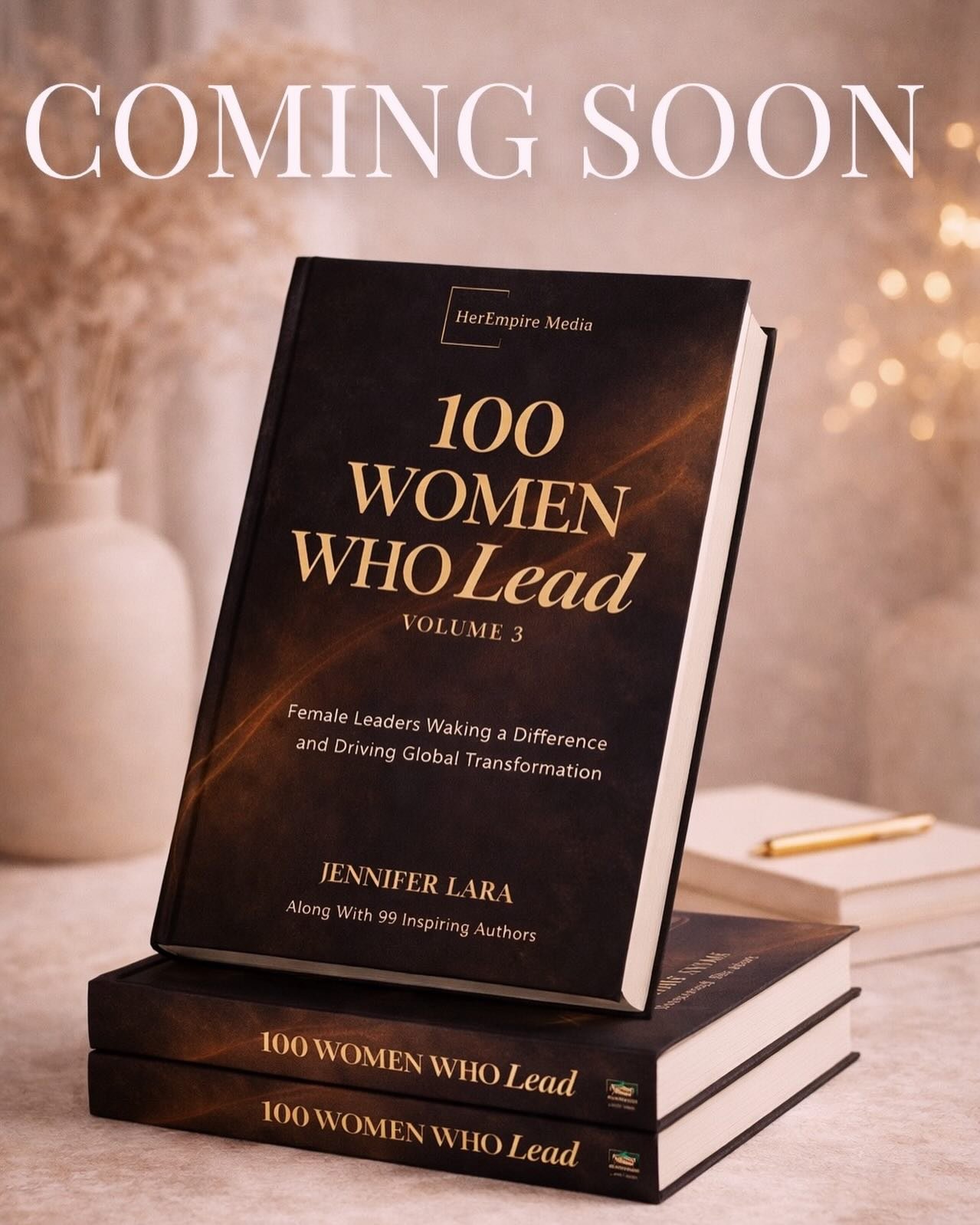 I have the most beautiful surprise to share&hellip;

My chapter from Women Who Lead: The Future of Entrepreneurship has been chosen for 100 Women Who Lead &ndash; Volume 3 🌹 (coming this March).

To see a piece of my story woven into a legacy of 100