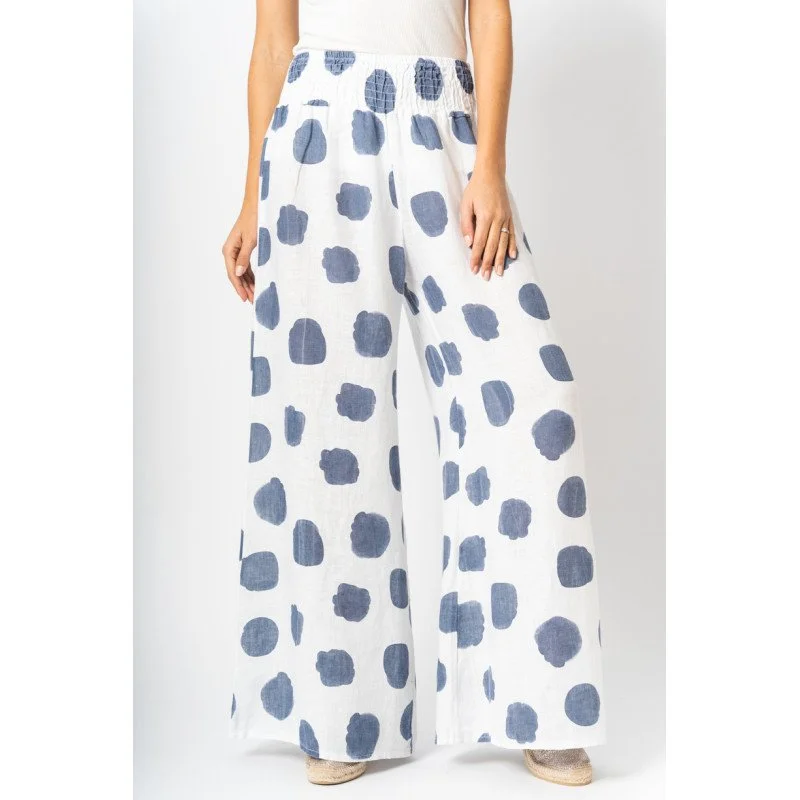 High Waistband Polka Print Pant