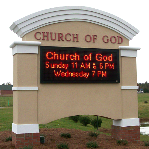 Single Color LED Signs for Colleges, Churches & Businesses — Signs Plus LED