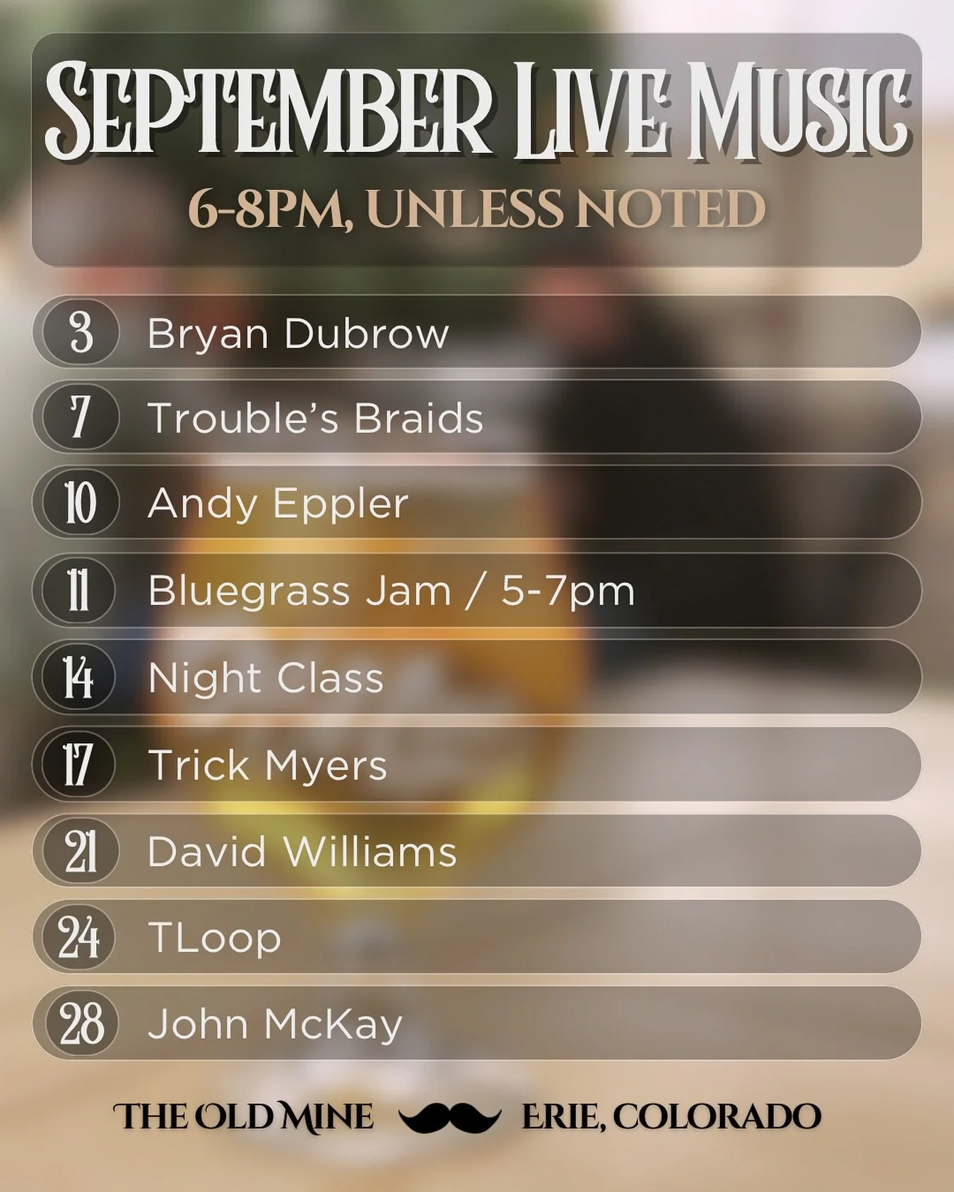 NEW MONTH, NEW LINEUP! 🎶