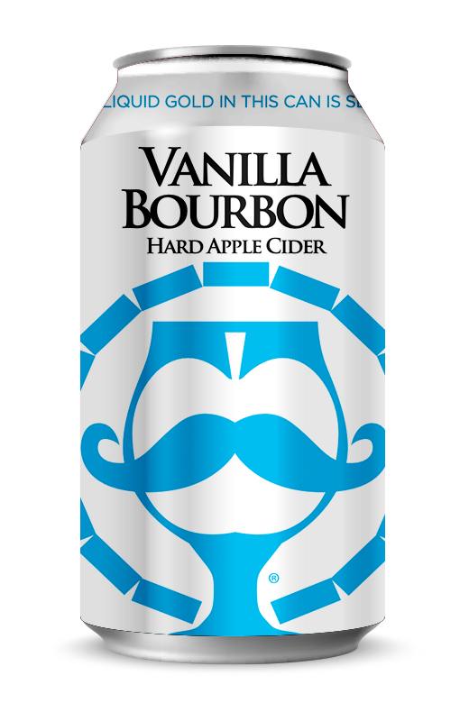 The Old Mine Vanilla Bourbon Hard Apple Cider in a can