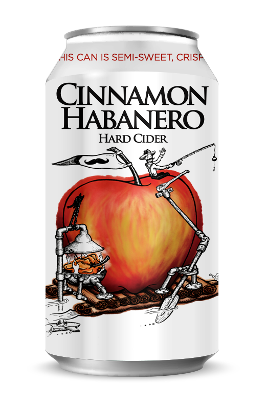 The Old Mine Cinnamon Habanero Hard Cider in a can