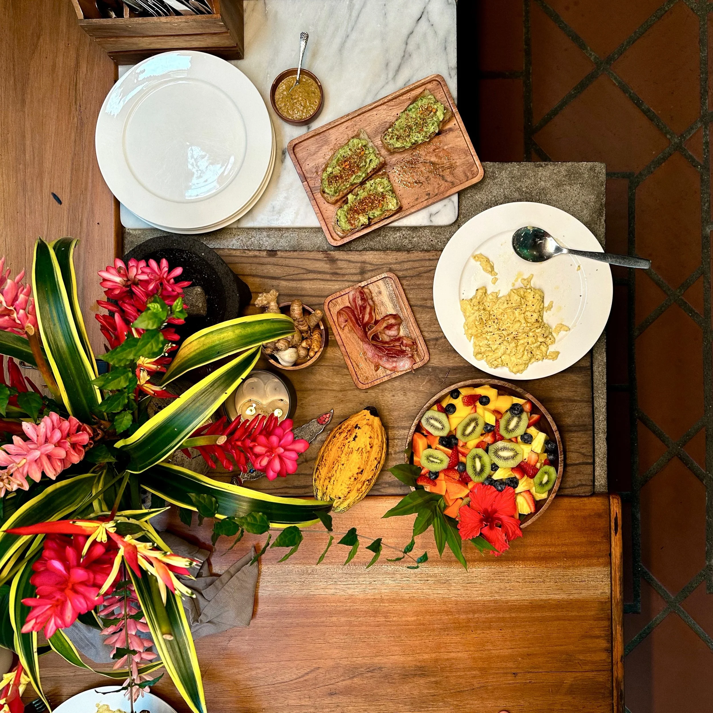 &ldquo;That first year, we made avocado toast. Just once, we said.
The children looked at us like we had unlocked something sacred.
We never recovered.&rdquo;

A month cooking strictly vegan for a family of surfers in the Osa Peninsula. Four consecut