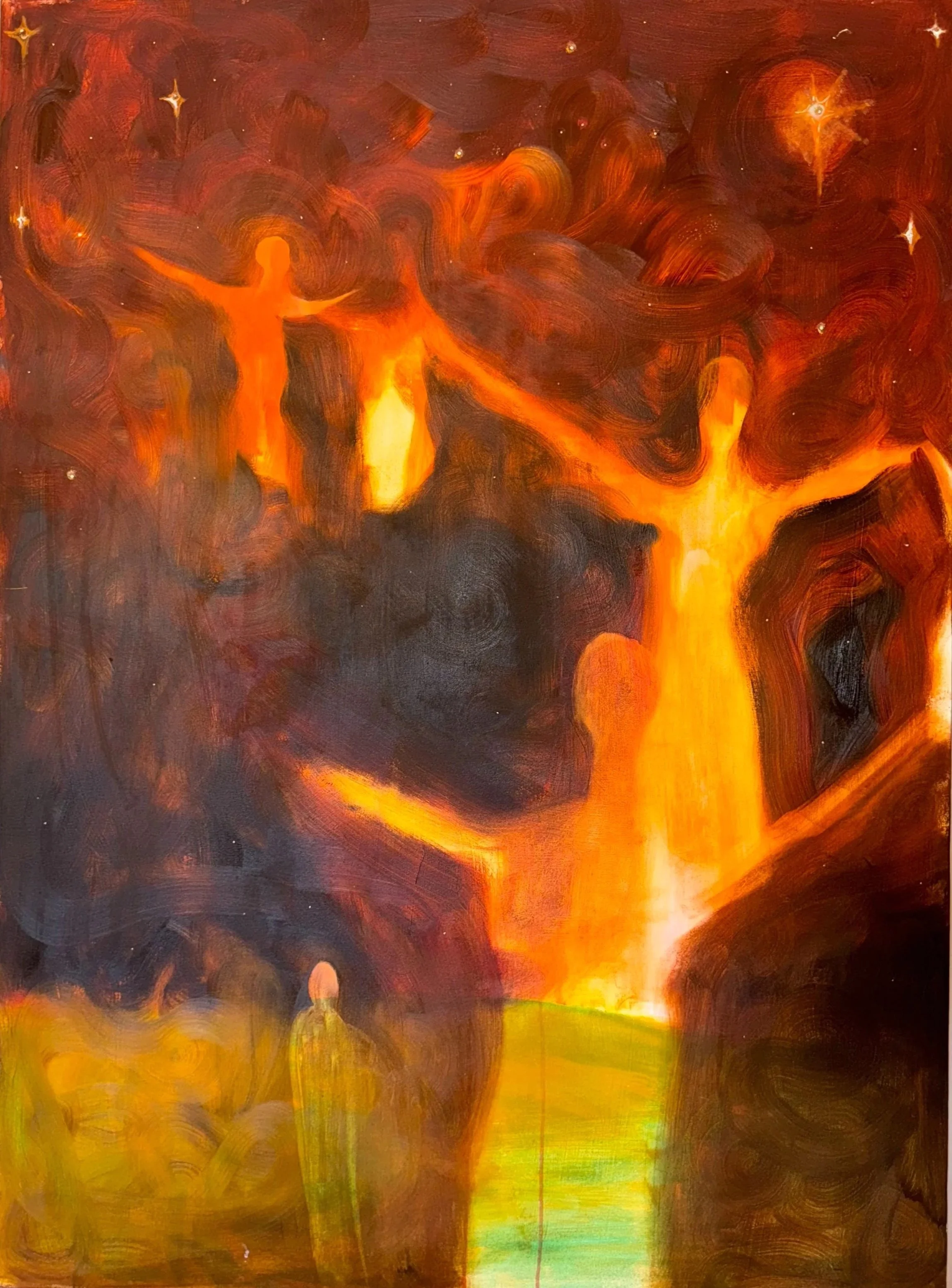 "The Dance"
43.5" x 59.5" Oil on canvas