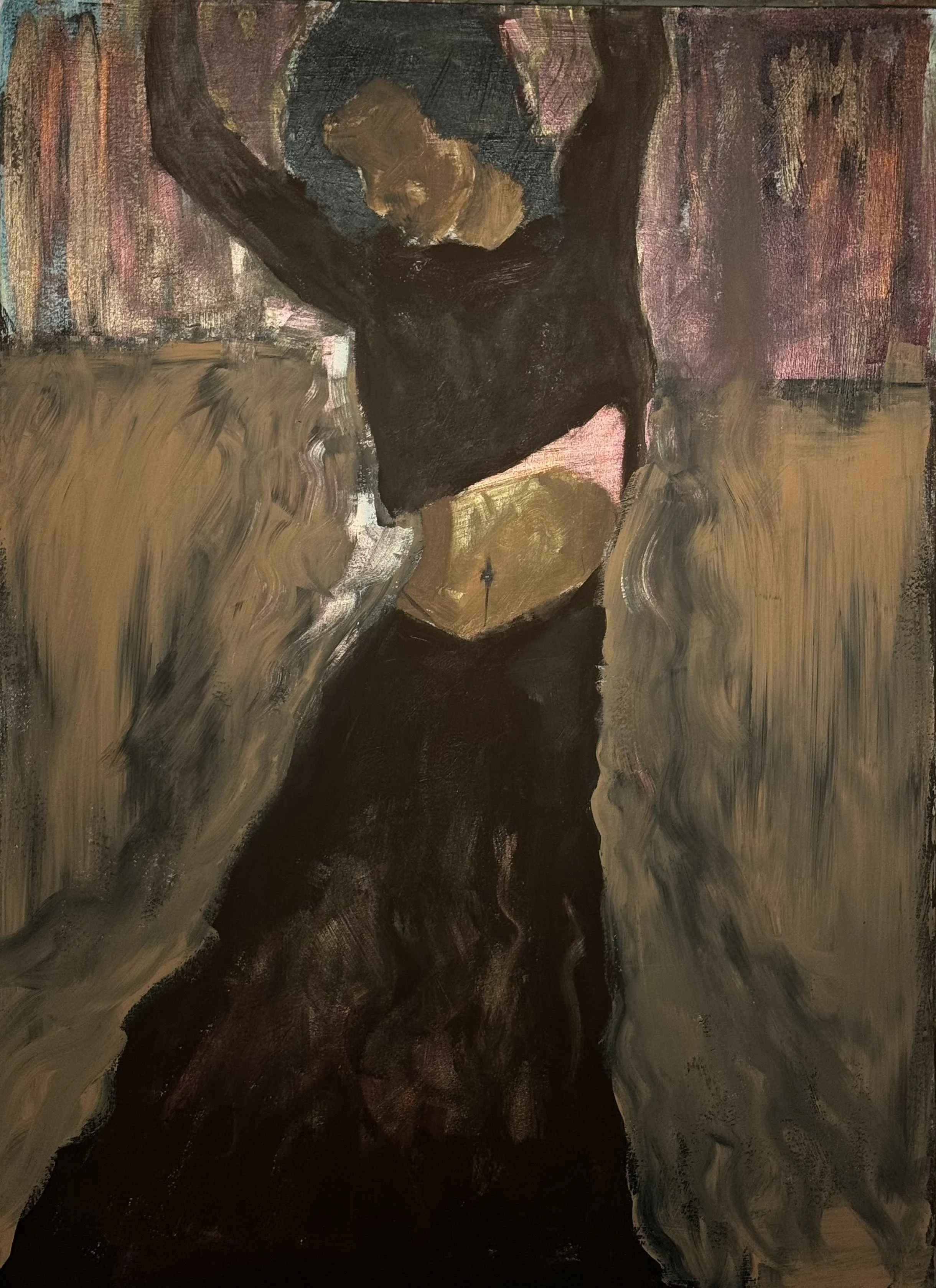 "Sacral" Acrylic on Canvas