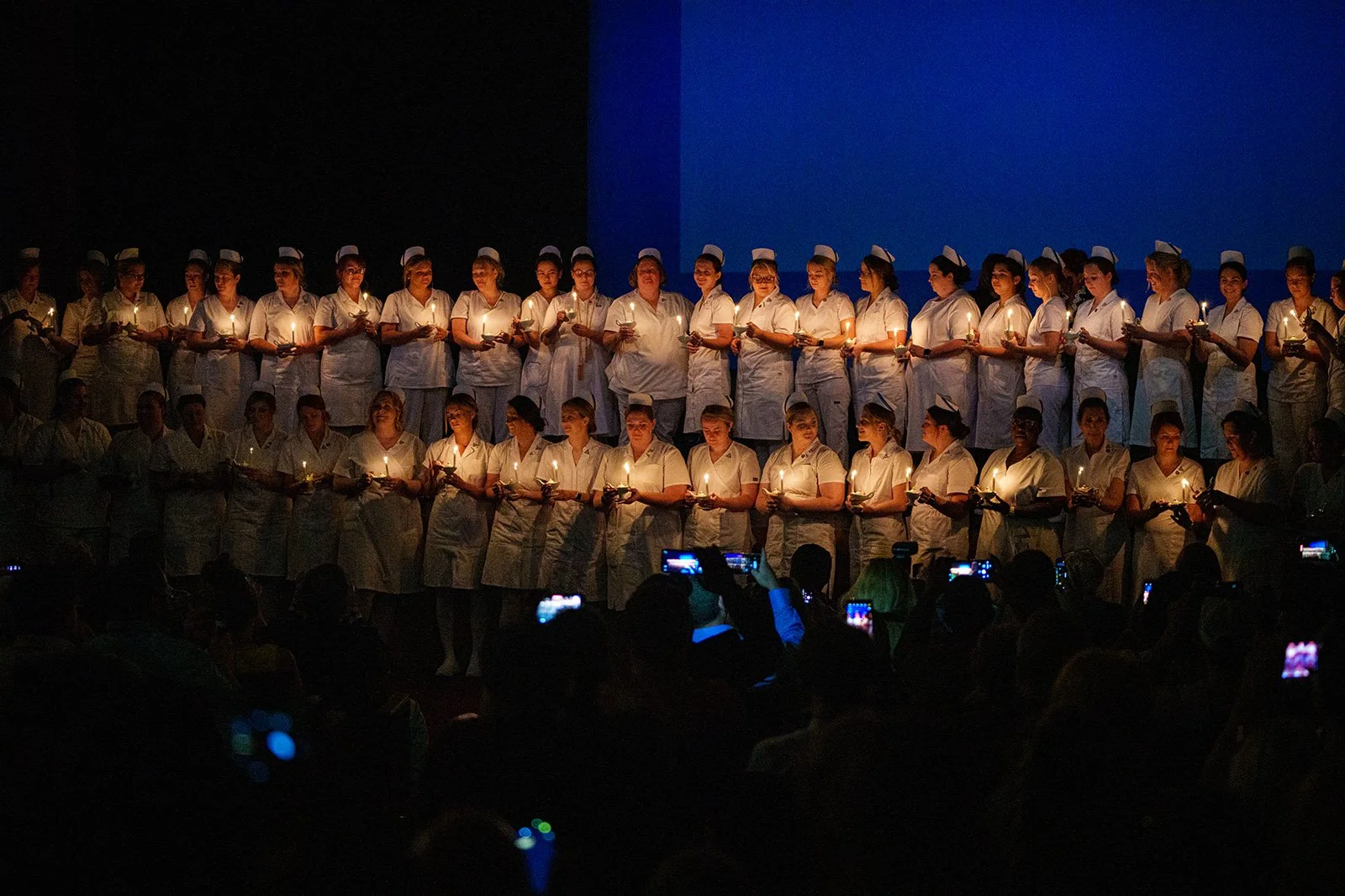Carroll Community College's annual nursing program graduation candle lighting ceremony