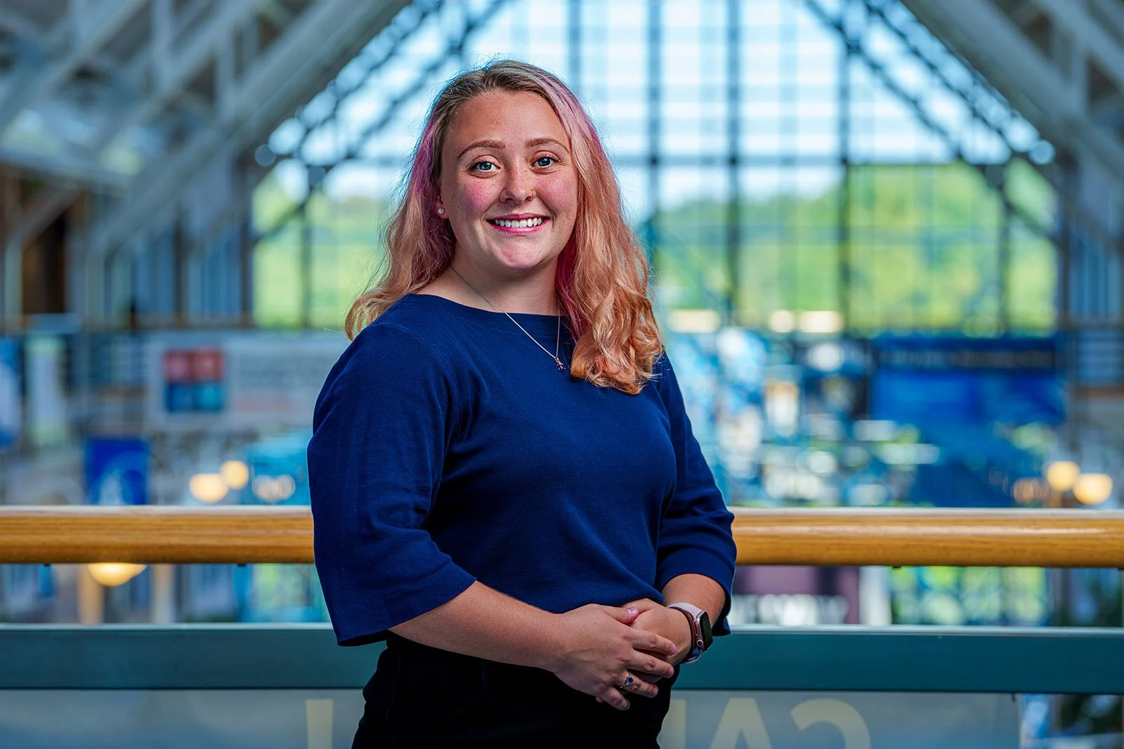 portrait of a Student Government Organization student leader at Carroll Community College