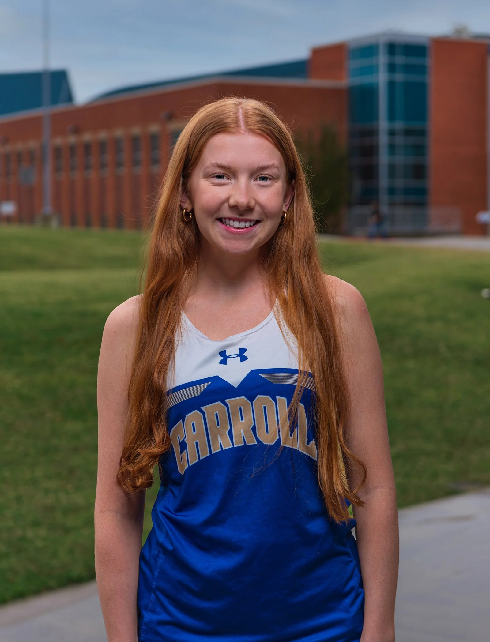 portrait of a Carroll Community College Track and Field athlete