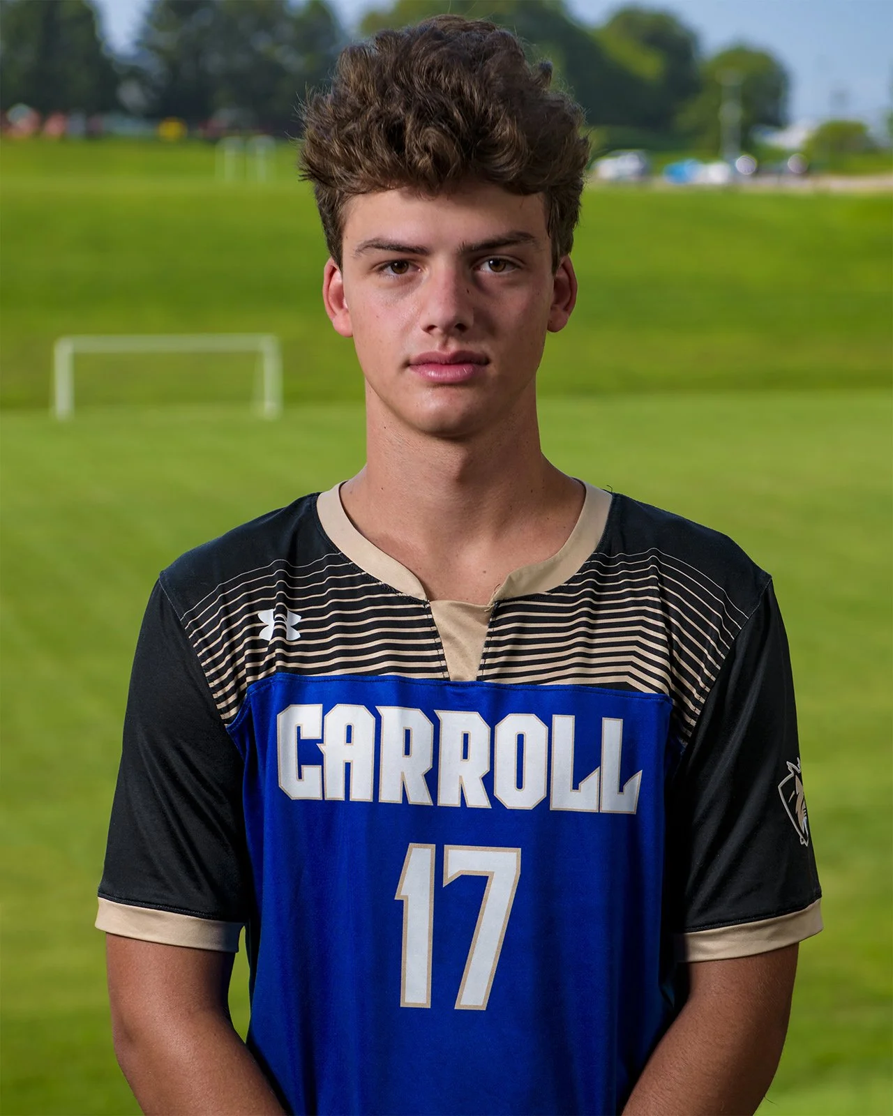 Carroll Community College men's soccer player portrait