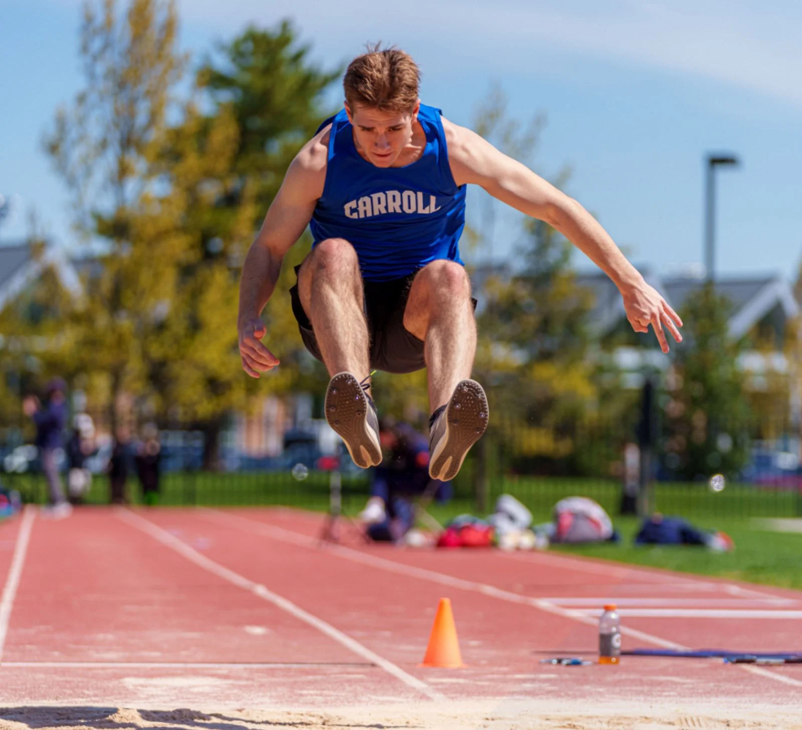 Carroll Community College Track and Field athlete in competition