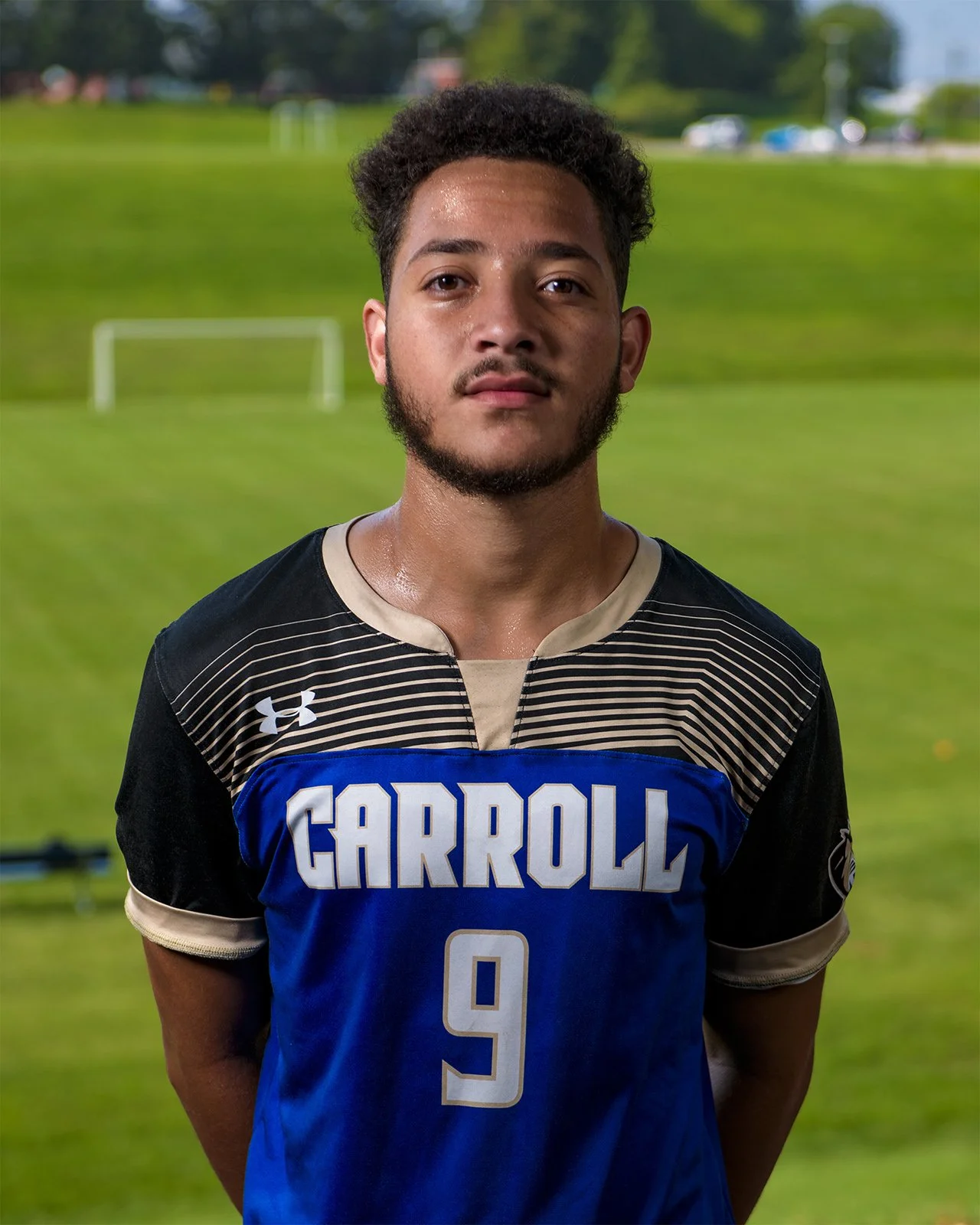 Carroll Community College men's soccer player portrait