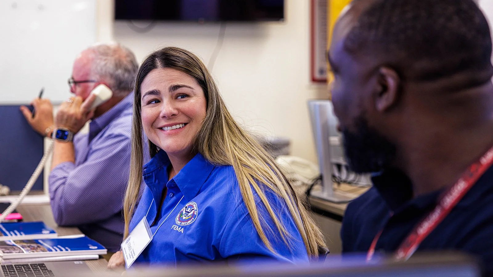 FEMA employees train for emergency scenarios at the National Emergency Training Center