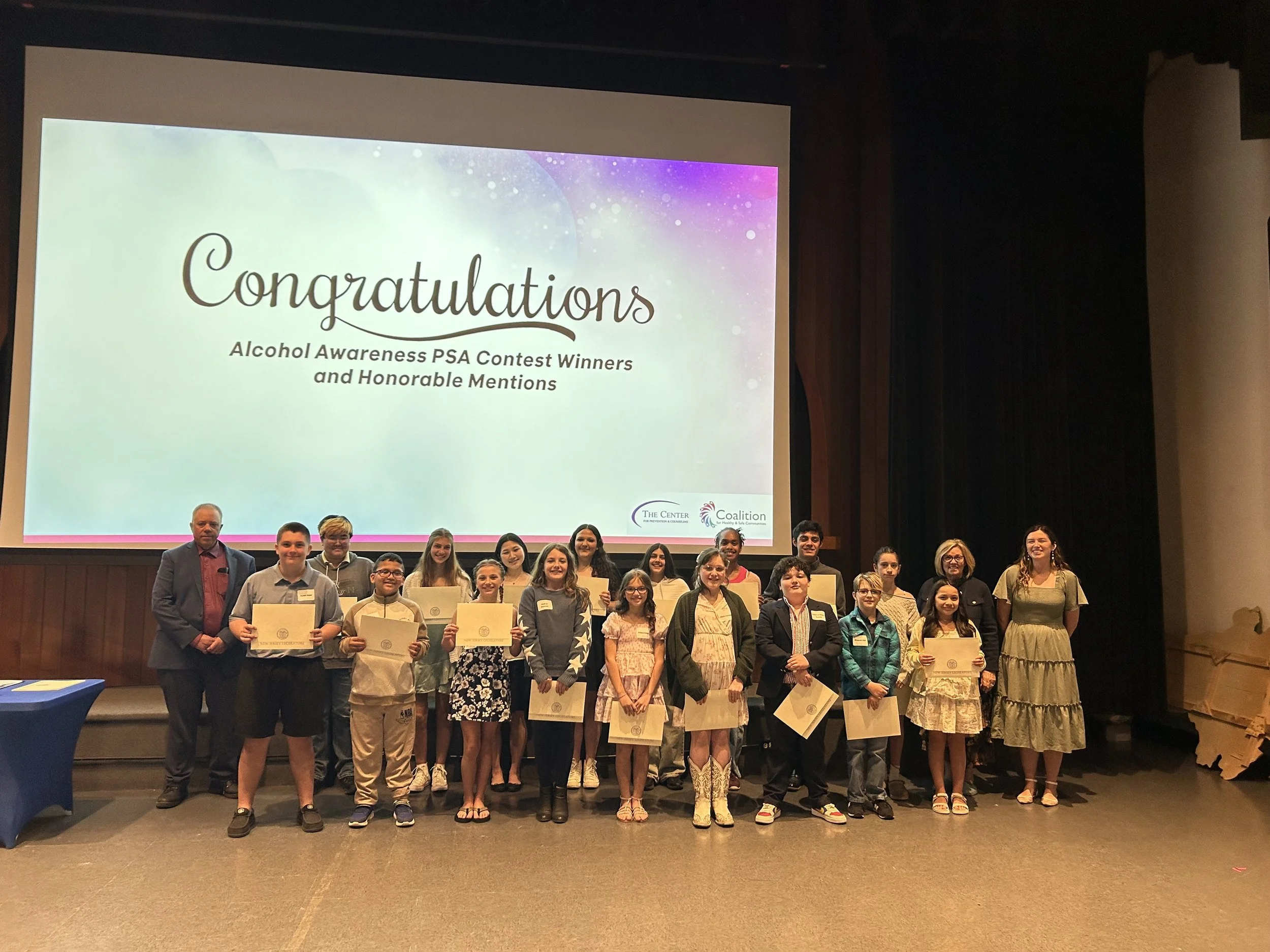 Sussex County Students Honored at Alcohol Awareness Ceremony&nbsp;