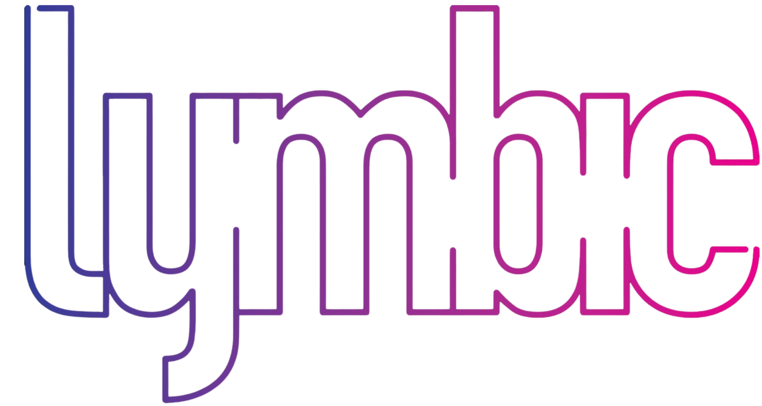 A colorful neon sign spelling out the word 'you' in lowercase letters with vibrant purple, pink, red, and blue hues on a black background.