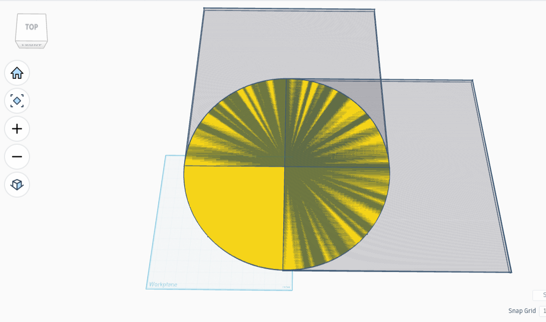 Quartering a Circle