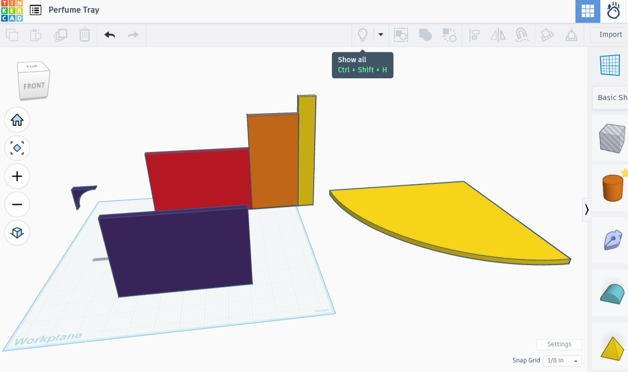 Restoring Hidden Objects