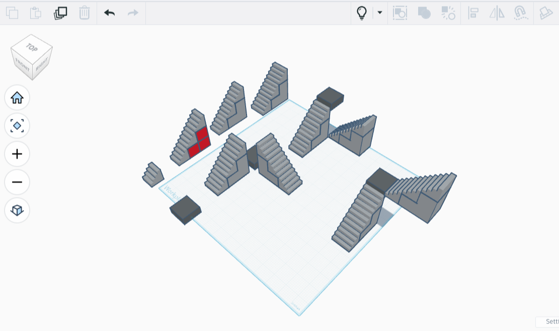 Creating Stairs and Landing