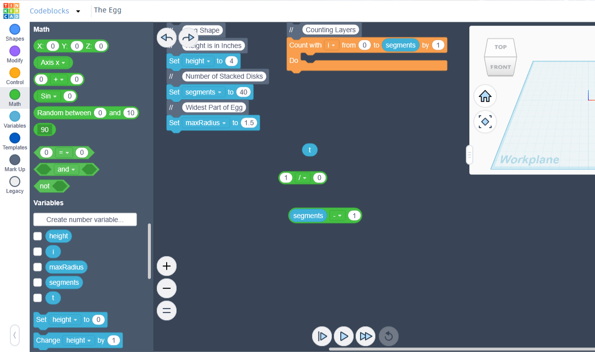 Adding Math Blocks