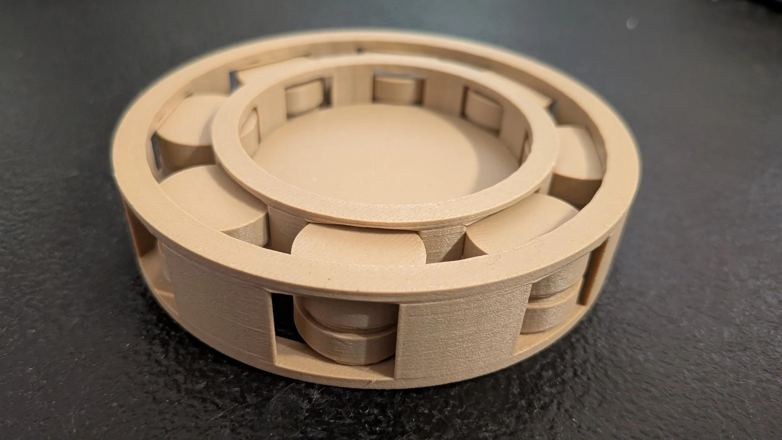 Print-In-Place (Part 4): Lazy Susan with Cylinder Bearings