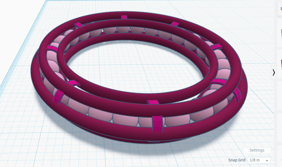 Making a 3D-Printed Print-in-Place Fidget Bracelet