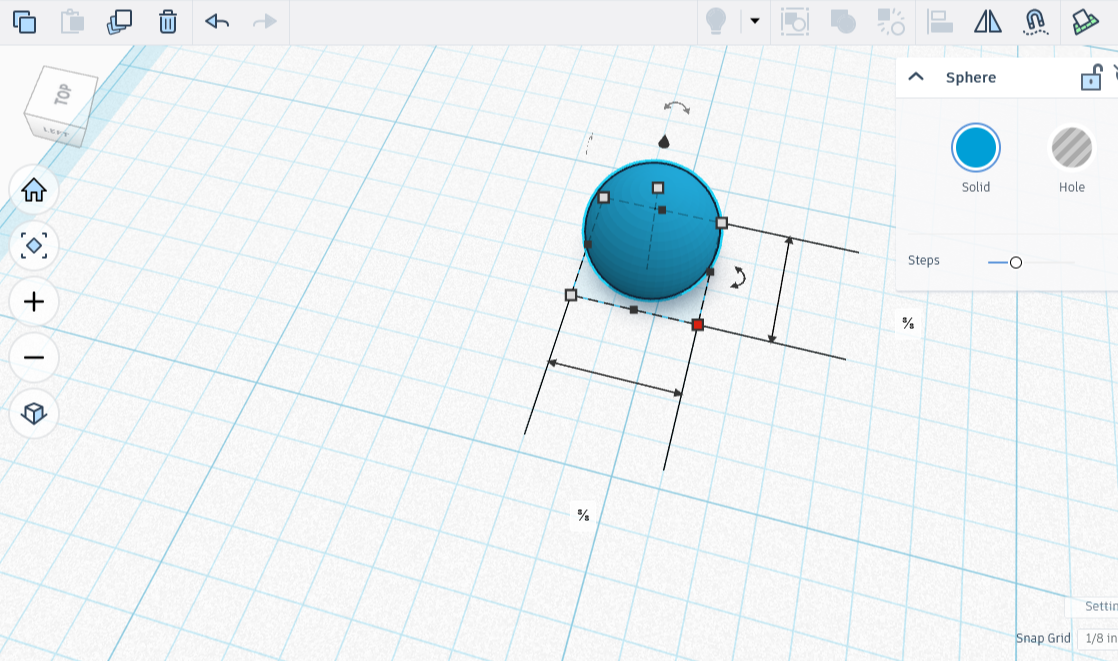 A 3/8" Sphere