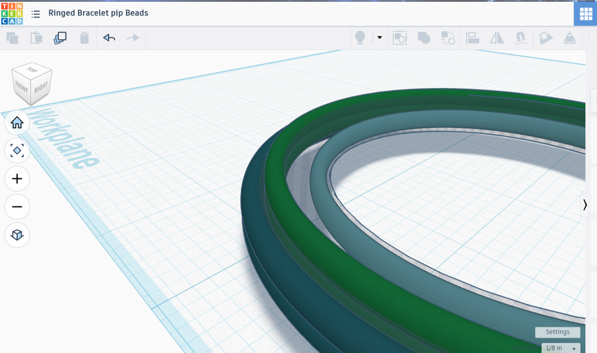 Five Rings around a Torus