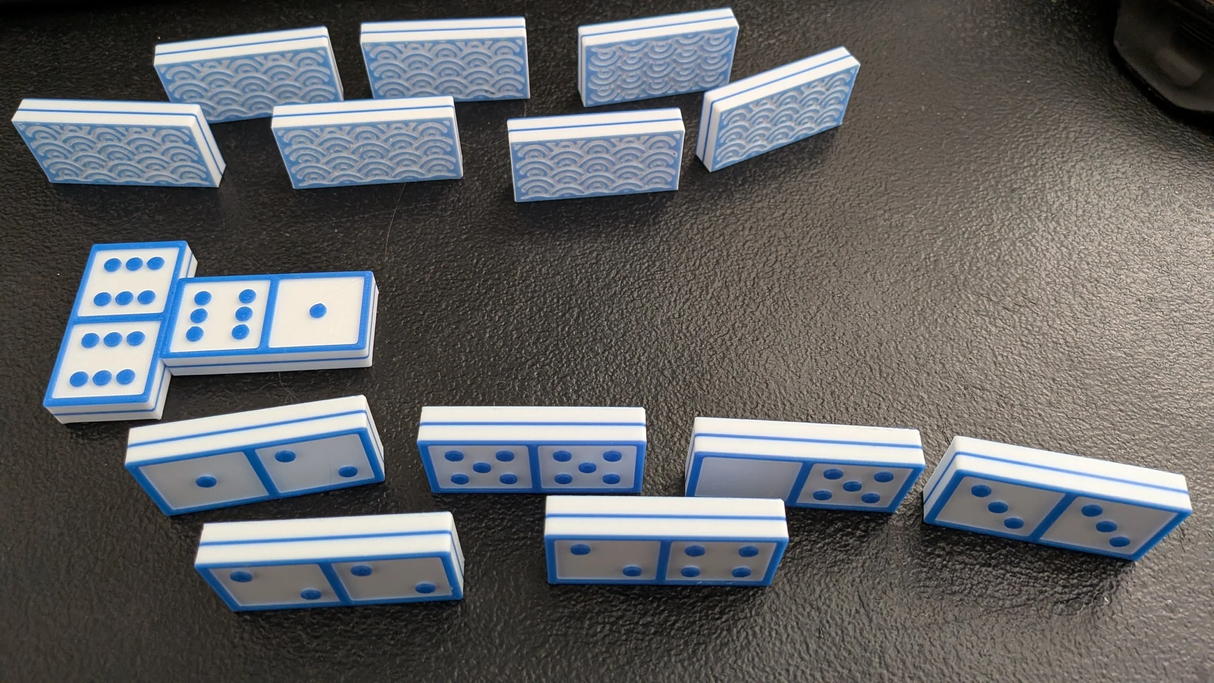 Wagara Five Seasons High-Contrast 3D Printed Domino Set: Creating the Seigaiha Set (Part Two)