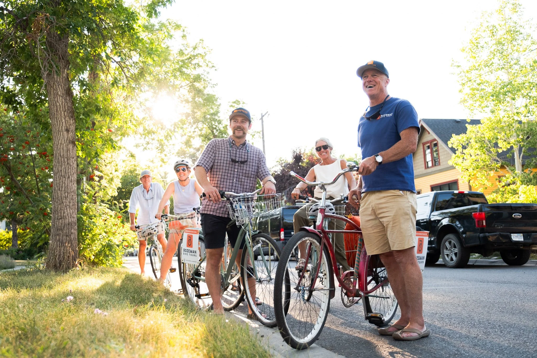 Chatting with the locals