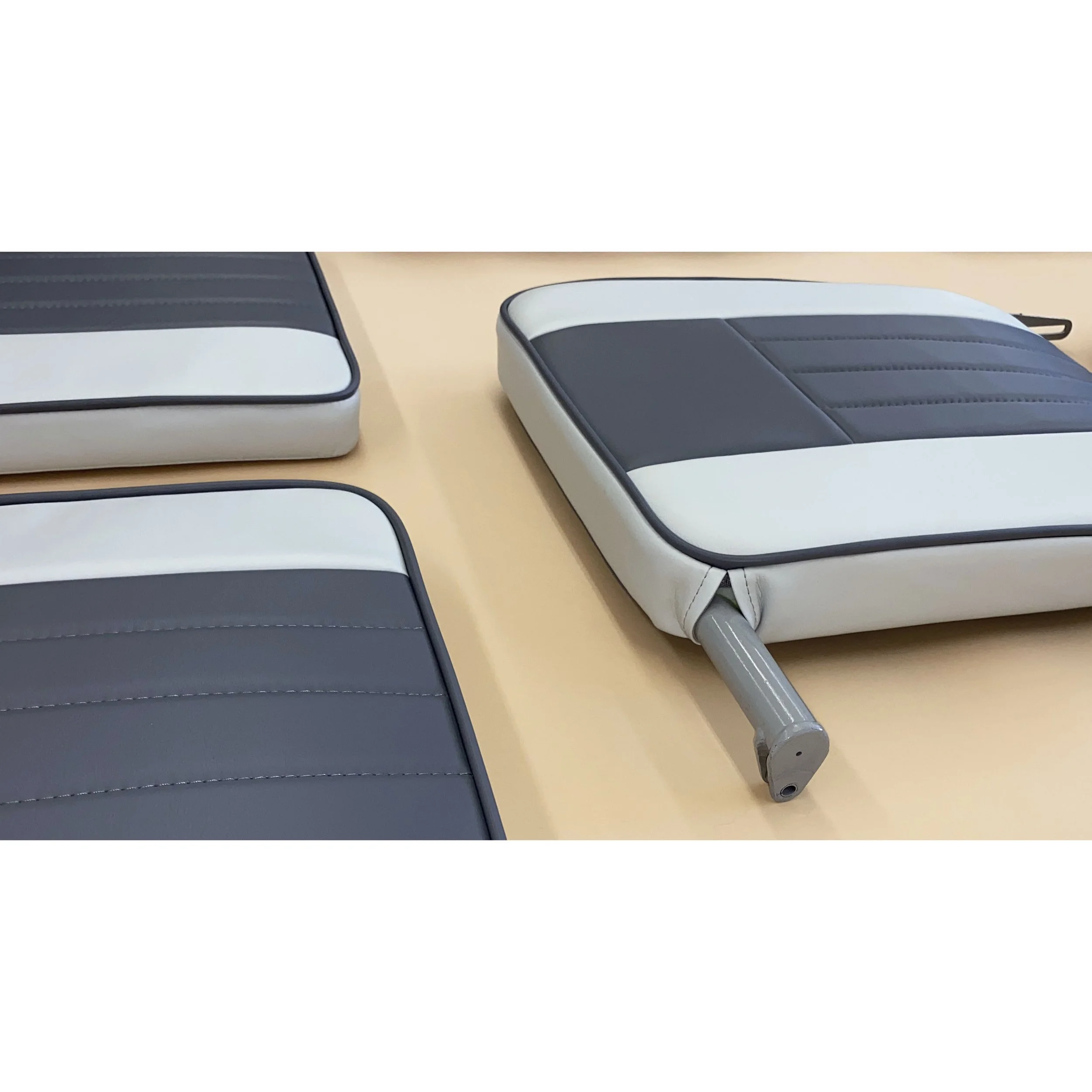 deHavilland Otter aircraft rear seat upholstery detail