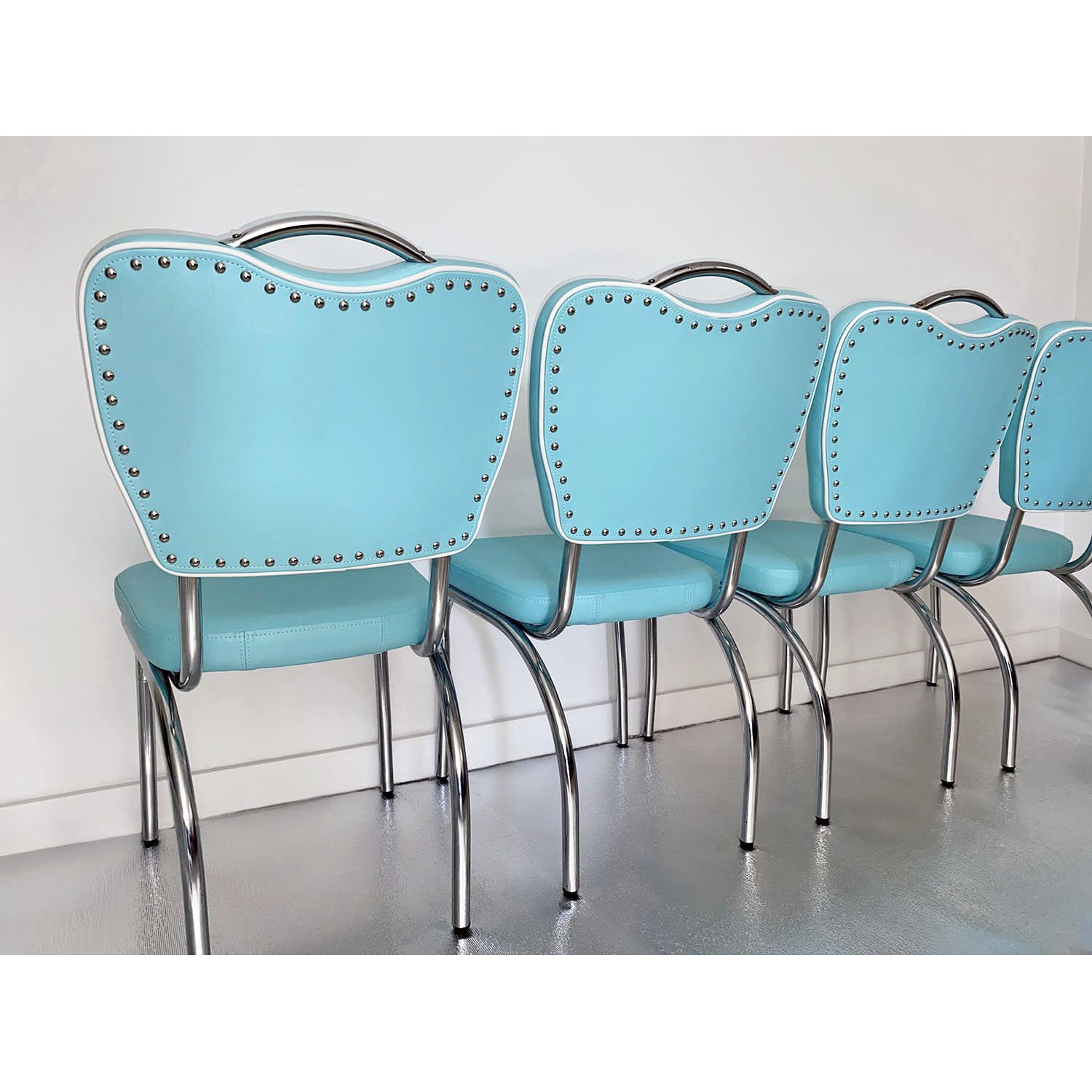 retro dining chairs - new backs