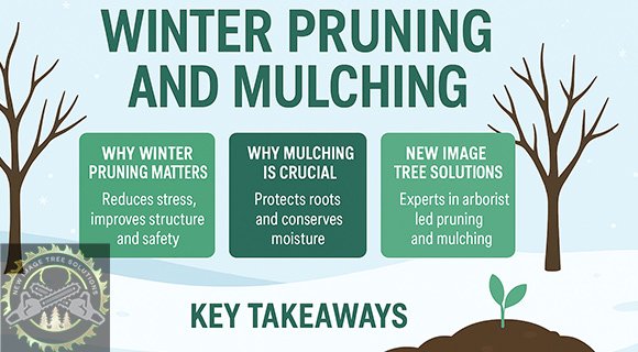 pruning and mulching information for winter landscapes
