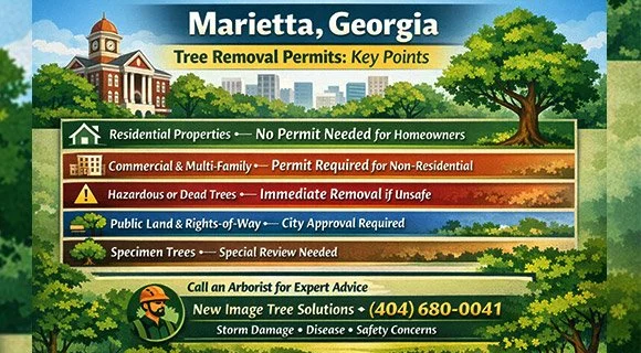 marietta georgia tree removal permit information