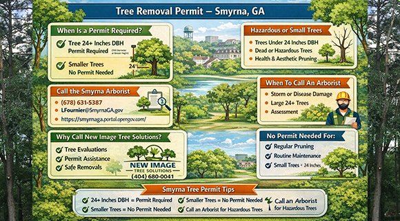 smyrna georgia tree removal permit information