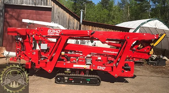 scissor lift equipment for tree pruning and removal