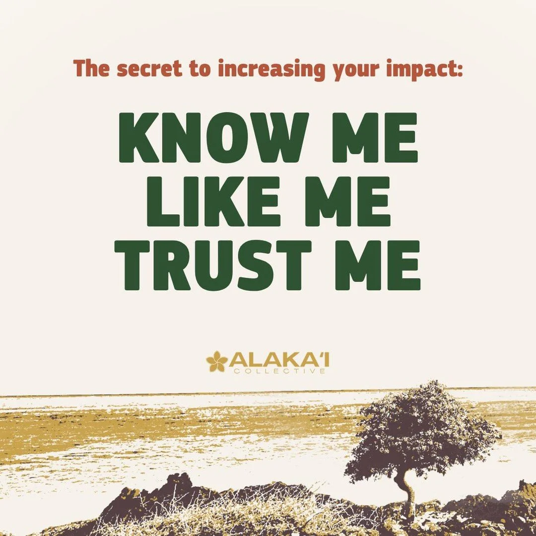 Happiness comes from surrounding yourself with people who know you, like you, and trust you.

Flip that around: if you want people to support you, they need to know you, like you, and trust you first. A few scenarios:

1 - You're looking for a career