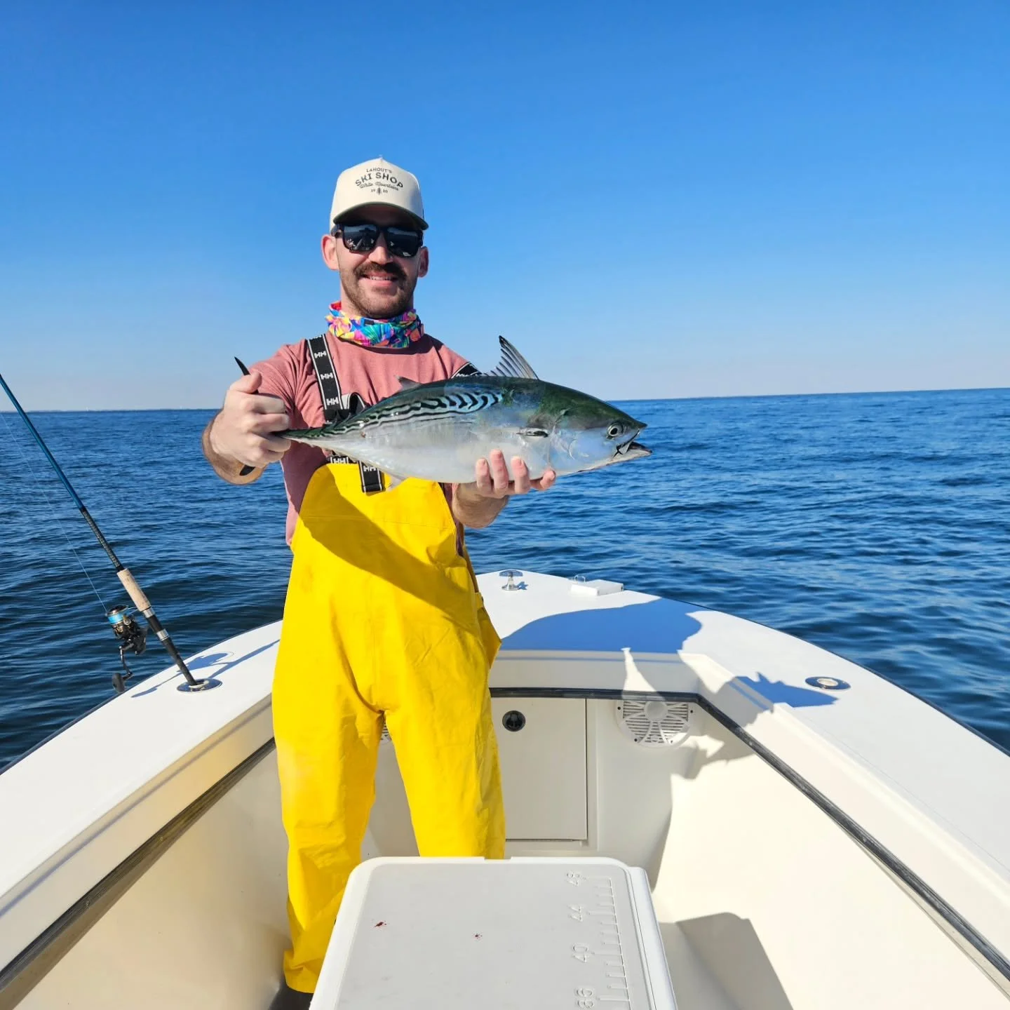 Got @zach__fraser out for some ghost hunting with a side of Albies on light tackle. Had some great shots at fish but just couldn't get the right bite. We've got some great fishing going on out there!
.
.
.
#whitewaterboats #seaveeboats #seafarmerchar