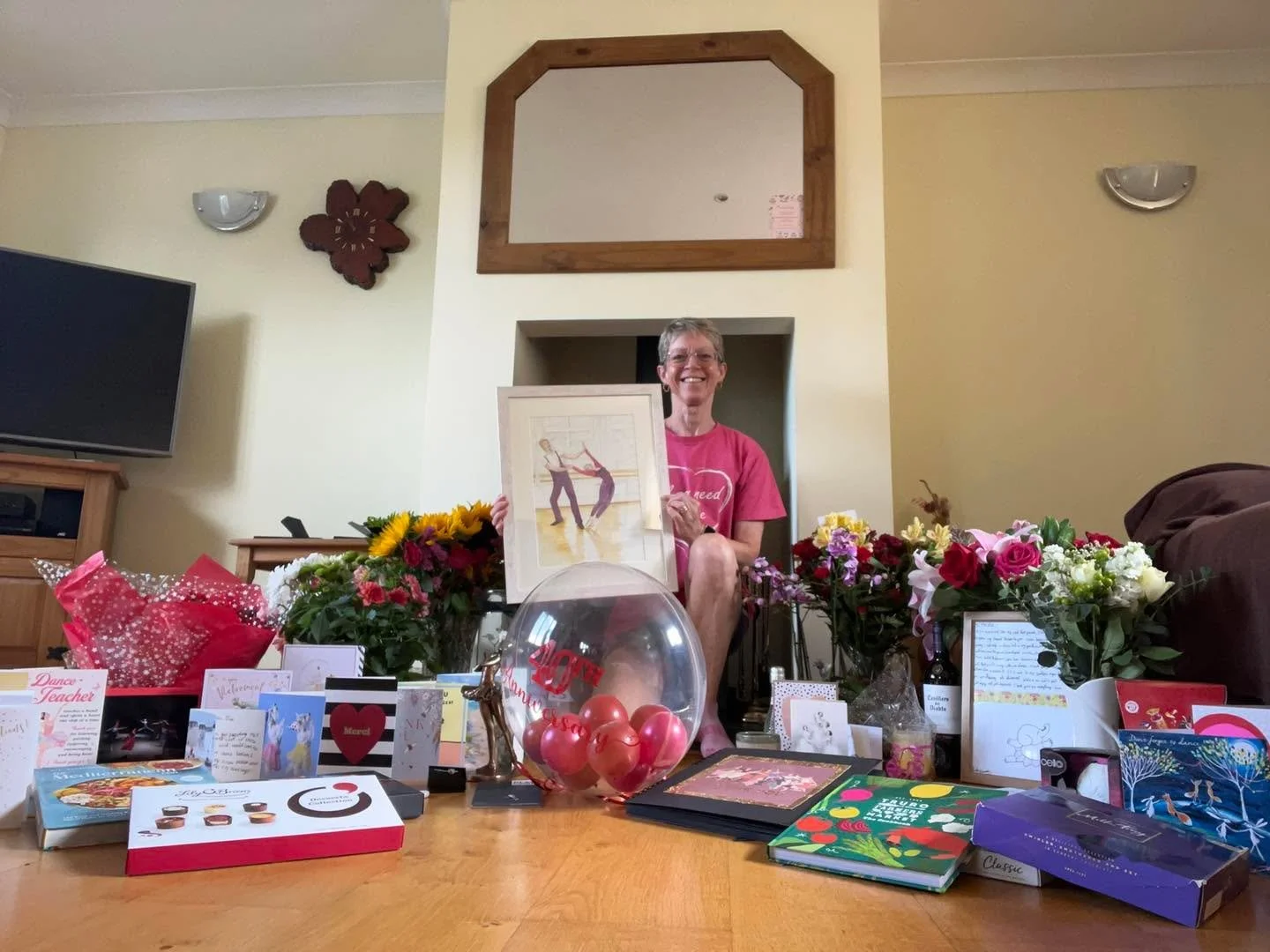 Thank you so much to everyone for a wonderful weekend. I felt so much love over the weekend and the tears are not so well held in today. Thank you for the fabulous gifts and heartfelt messages and cards. It means so much to me. Everyone did a fantast