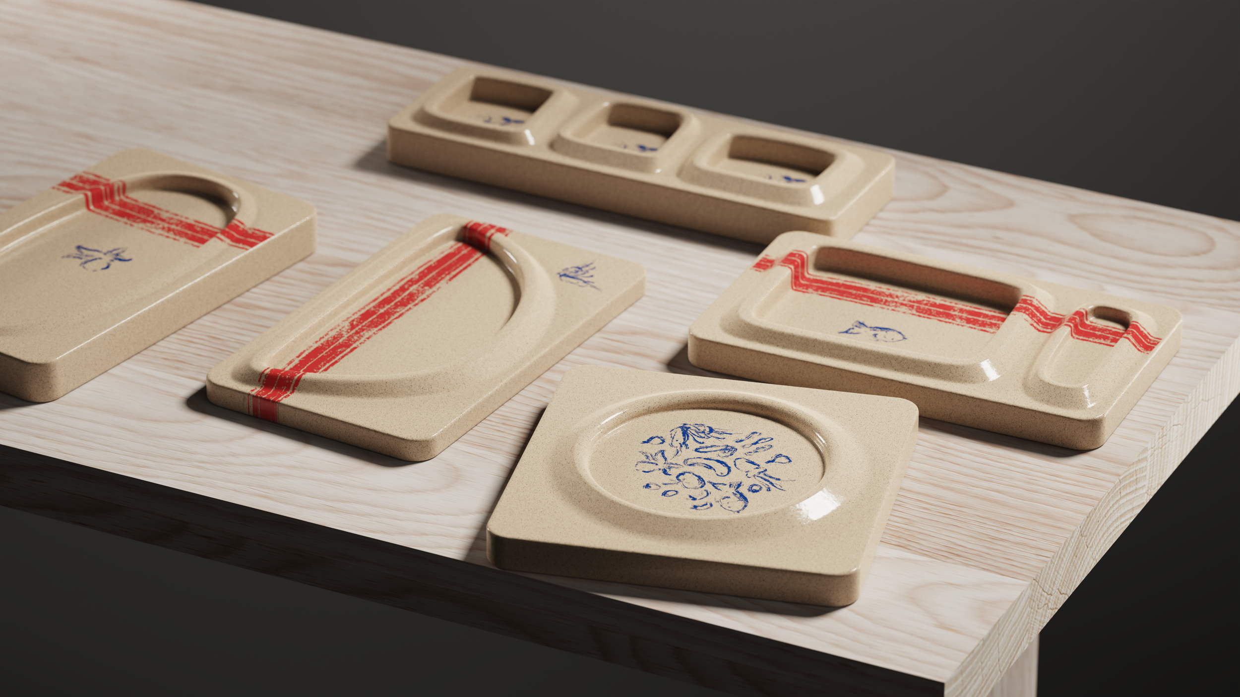 Cuadro Tapas tableware