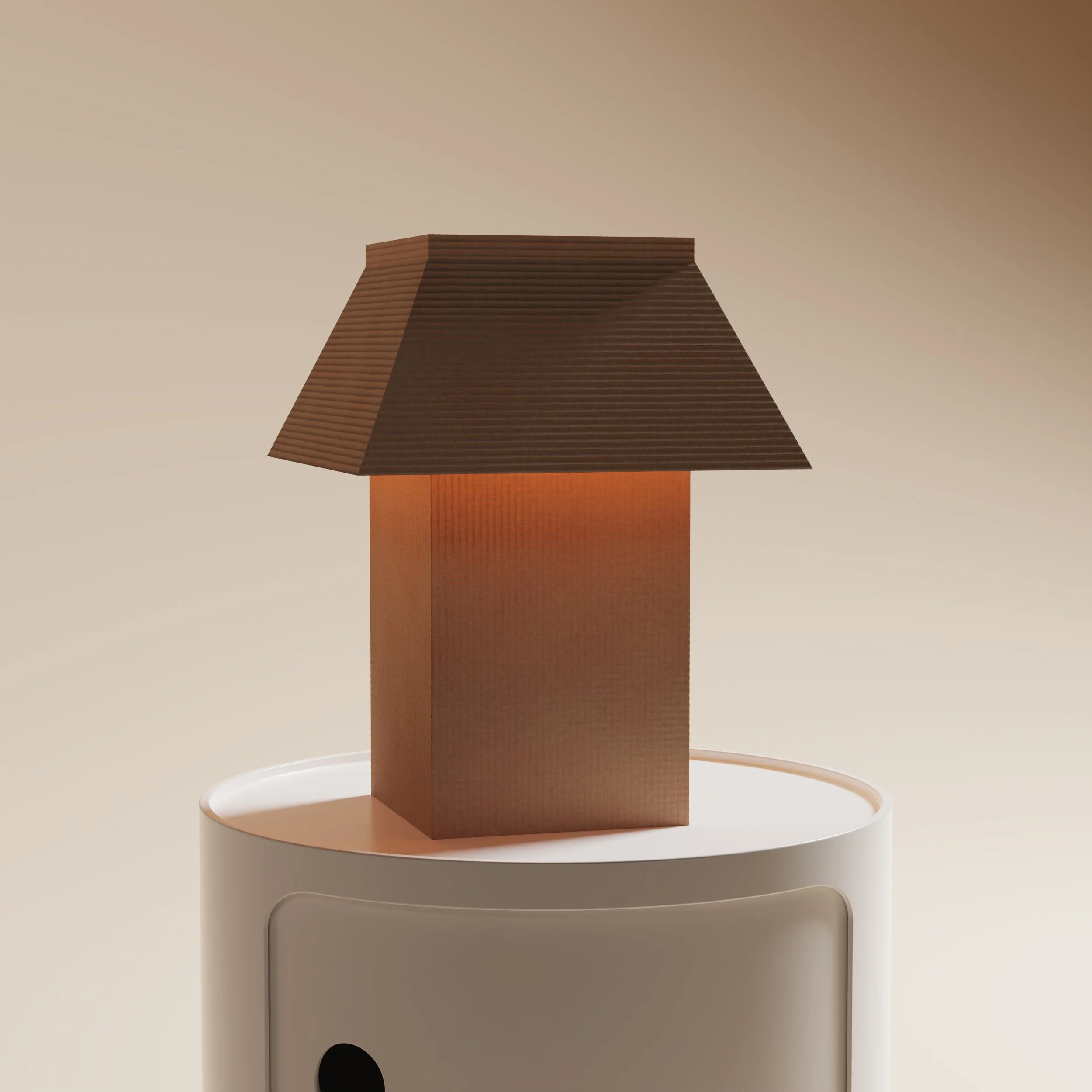 Karton lamp